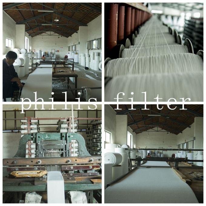 โพลีเอสเตอร์อุตสาหกรรม Aramid Air Slide Fabric ความหนา 4-8 มม. ตัวกรองทอ 0